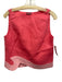 Staud Size S/6 Pink & Light Pink Linen Sleeveless Wave Crop Mini Skirt Set Pink & Light Pink / S/6
