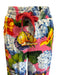Dolce & Gabbana Size 42 blue, pink, multi Viscose & Elastane Zip Up Pant Set blue, pink, multi / 42