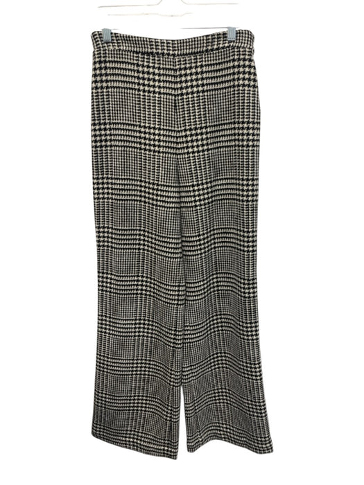 Maria de la Orden Size 38 Black & Cream Wool Trim Houndstooth Knit Pant Set Black & Cream / 38