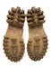 Schutz Shoe Size 10B Beige & Cream Croc Embossed Leather Lace Up Half Calf Boots Beige & Cream / 10B