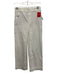 Spanx Size Small White Cotton Blend Elastic Waist High Rise Wide Leg Jeans White / Small