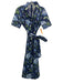 J. McLaughlin Size 0 Blue, Green, White Cotton Blend Short Sleeve Floral Dress Blue, Green, White / 0