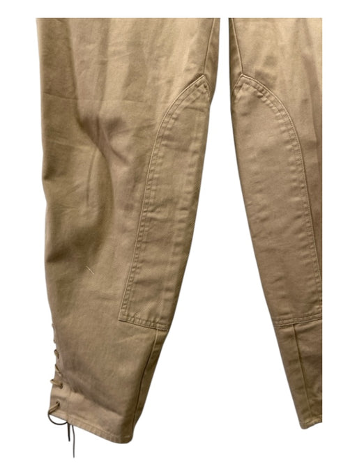 Banana Republic Size 10L Tan Brown Cotton Khaki Cargo Lace Up Pants Tan Brown / 10L