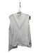 Diane Von Furstenberg Size XS White Cotton Sleeveless One Button Top White / XS