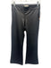 Avenue Montaigne Size 2 Black Polyurethane Snake Embossed Pants Black / 2