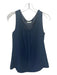 Kate Spade Size XS Navy Blue Silk Scoop Neck Sleeveless Top Navy Blue / XS