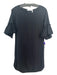 SeeByChloe Size 34 Black Cotton Round Neck 1/2 Flare Sleeve Shift Dress Black / 34