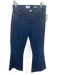 Frame Size 29 Dark Wash Cotton Denim High Rise Crop Flare Jeans Dark Wash / 29