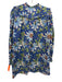 Olivia James Size XS Blue, Green, Orange Cotton Long Sleeve Flowers & Bugs Dress Blue, Green, Orange / XS