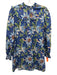 Olivia James Size XS Blue, Green, Orange Cotton Long Sleeve Flowers & Bugs Dress Blue, Green, Orange / XS