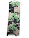 Psophia Vazquez de Castro Size Small Green, Pink, Beige Cotton Blend Midi Dress Green, Pink, Beige / Small