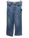 Frame Size 28 Medium Wash Cotton Denim High Rise Distressed Wide Leg Jeans Medium Wash / 28