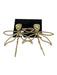 Tory Burch Gold Tone Post Back Dragonfly Dangle Rhinestones Earrings Gold Tone