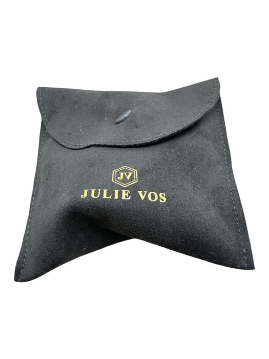 Julie Vos Gold Tone 24K Gold Plated Post Back Tear Drop Dangle Earrings Gold Tone