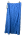 Figue Size 12 Light Blue Cotton Eyelet Embroidered Side Zip Maxi Skirt Light Blue / 12