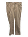 Peter Millar Size 32 Beige Cotton Blend Solid Slim Khakis Men's Pants Beige / 32