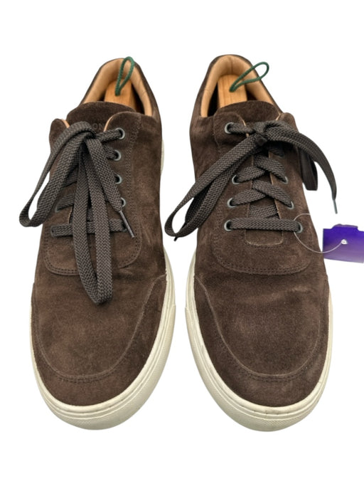 Harrys of London Shoe Size 44 Dark Brown Suede Solid Sneaker Men's Shoes Dark Brown / 44