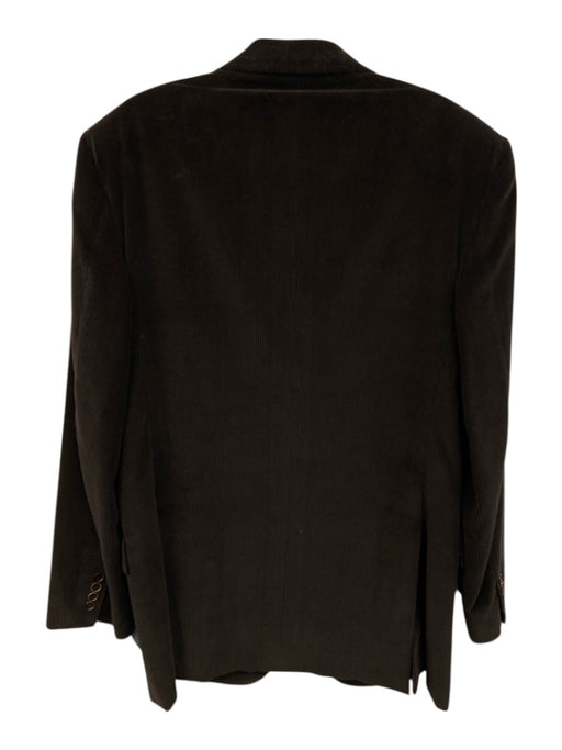 Brioni Vintage Brown Cotton Blend Cordouroy 3 button Men's Blazer Brown / 42