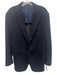 Rye 51 Navy Blue Cotton Blend Solid Patch Pocket 2 Button Men's Blazer Navy Blue / 44