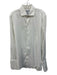 Ledbury Size 16 White Cotton Twill Button Up French Cuff Men's Long Sleeve Shirt White / 16