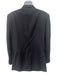Zegna Like New Navy Blue Wool Solid Notch Lapel 2 Button Men's Suit Navy Blue / 54R