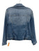 DL1961 Size S Medium light wash Cotton Blend Denim Button Front Collared Jacket Medium light wash / S