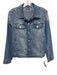 DL1961 Size S Medium light wash Cotton Blend Denim Button Front Collared Jacket Medium light wash / S