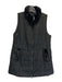 Diomi Size M Black Polyester Mink trim Zip Front Braided Detail Long Vest Black / M