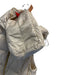 My Anorak Size S Champagne Beige Nylon Down Fill Quilted Removable Hood Vest Champagne Beige / S