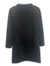 Sail To Sable Size S Black Polyester Blend Long Sleeve Bubble Textured Dress Black / S