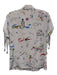 Tory Burch Size 2 Pastel Purple & Multi Silk Short Sleeve Travel Print Top Pastel Purple & Multi / 2