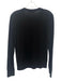 Tory Burch Size S Black Merino Wool Knit Long Sleeve Logo Button Sweater Black / S