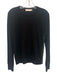 Tory Burch Size S Black Merino Wool Knit Long Sleeve Logo Button Sweater Black / S