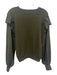 Marie Oliver Size S Army Green Viscose Blend Knit Long Balloon Sleeve Sweater Army Green / S