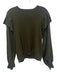 Marie Oliver Size S Army Green Viscose Blend Knit Long Balloon Sleeve Sweater Army Green / S