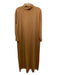 Tuckernuck Size XL Caramel Viscose Blend Mock Neck 3/4 Sleeve Maxi Dress Caramel / XL