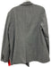 M.M. Lafleur Size 12 Gray Virgin Wool Blend Double Breast Flap Pockets Jacket Gray / 12
