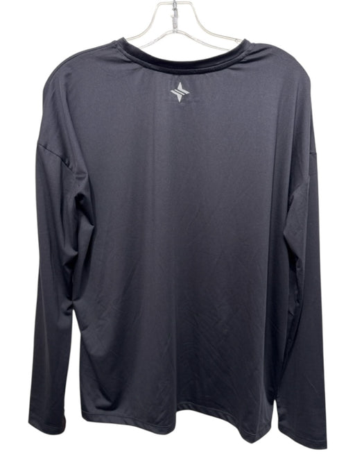 Tuckernuck Size XL Black Polyester Blend Long Sleeve Athleisure Top Black / XL