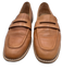 Boden Shoe Size 42 Tan Brown Leather Upper Flat Slip On Penny Loafers Tan Brown / 42