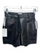 Wilfred Size 00 Black Polyurethane High Rise Flat Pockets Zip Fly Shorts Black / 00