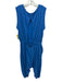 FP Movement Size M Blue Cotton Blend Drawstring Waist Open Back Jumpsuit Blue / M