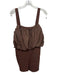 FP Movement Size XL Brown Polyamide Blend Bubble Top Side Pocket Romper Brown / XL