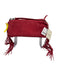 Free People Red Suede Fringe Zip closure Shoulder Bag Red / Small