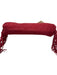 Free People Red Suede Fringe Zip closure Shoulder Bag Red / Small