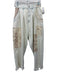 We The Free Size 24 Light Wash Cotton Distressed Patchwork Pleated Waist Jeans Light Wash / 24
