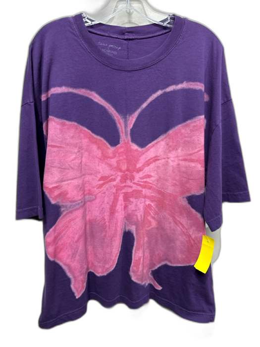 Swan Gossip x Ragabond Studio Size One Size purple & pink Cotton Tie Dye Top purple & pink / One Size