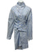 Essentiel Antwerp Size 36 Blue & White Cotton Striped Button Front Dress Blue & White / 36