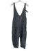 We The Free Size M/L Black Wash Cotton Adjustable Strap Patch Pockets Jumpsuit Black Wash / M/L