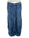 We The Free Size 28 Medium Wash Cotton Blend Button Fly Embroidered Jeans Medium Wash / 28