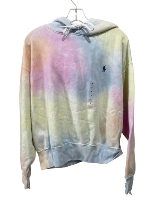 Polo Ralph Lauren Size S Multi Cotton Blend Hood Long Sleeve Tie Dye Jacket Multi / S